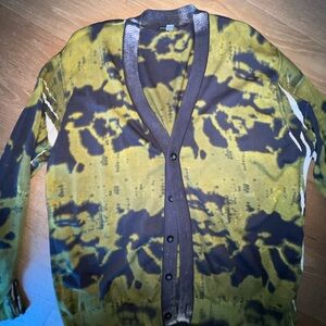 Diesel Green & Black K-Laran Cardigan